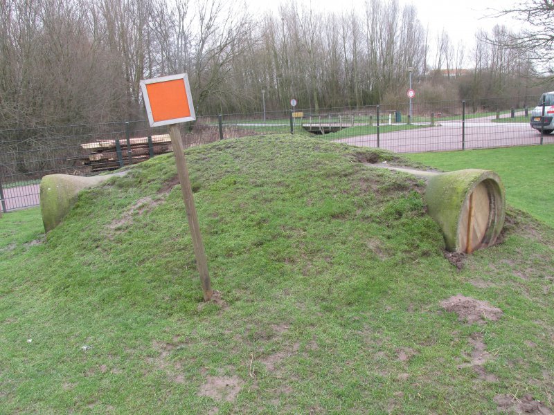 konijnenheuvel voor kinderboerderij pannerden