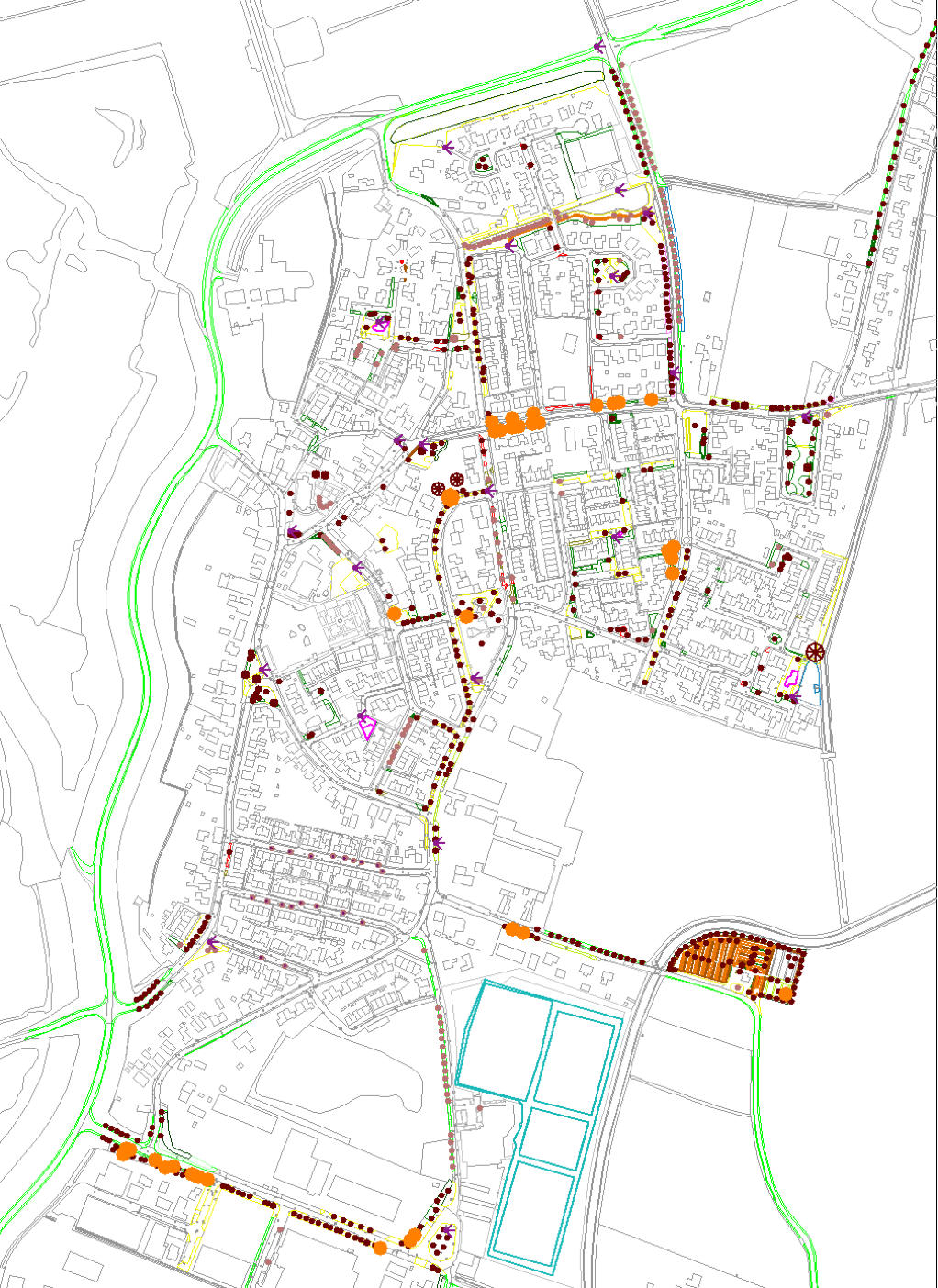 plattegrond pannerden