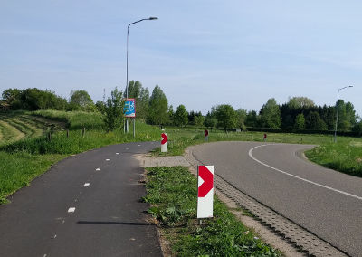 bocht berghoofdseweg pannerden