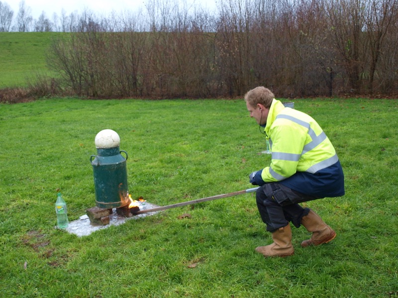 carbid schieten in Pannerden