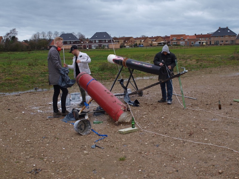 carbid schieten in Pannerden