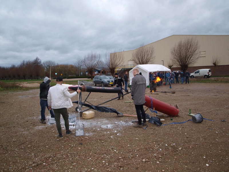 carbid schieten in Pannerden