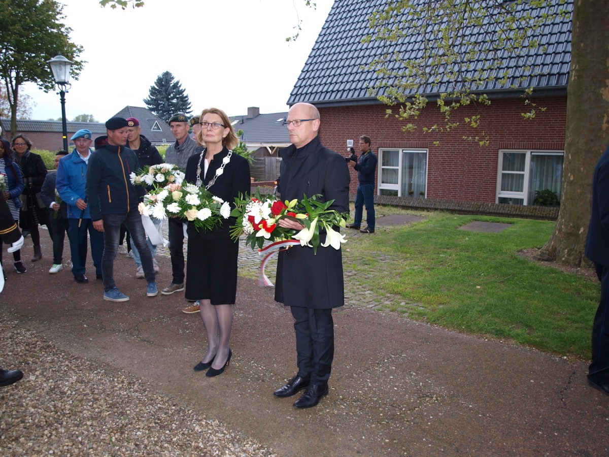 Dodenherdenking 5 mei 2017 in Pannerden