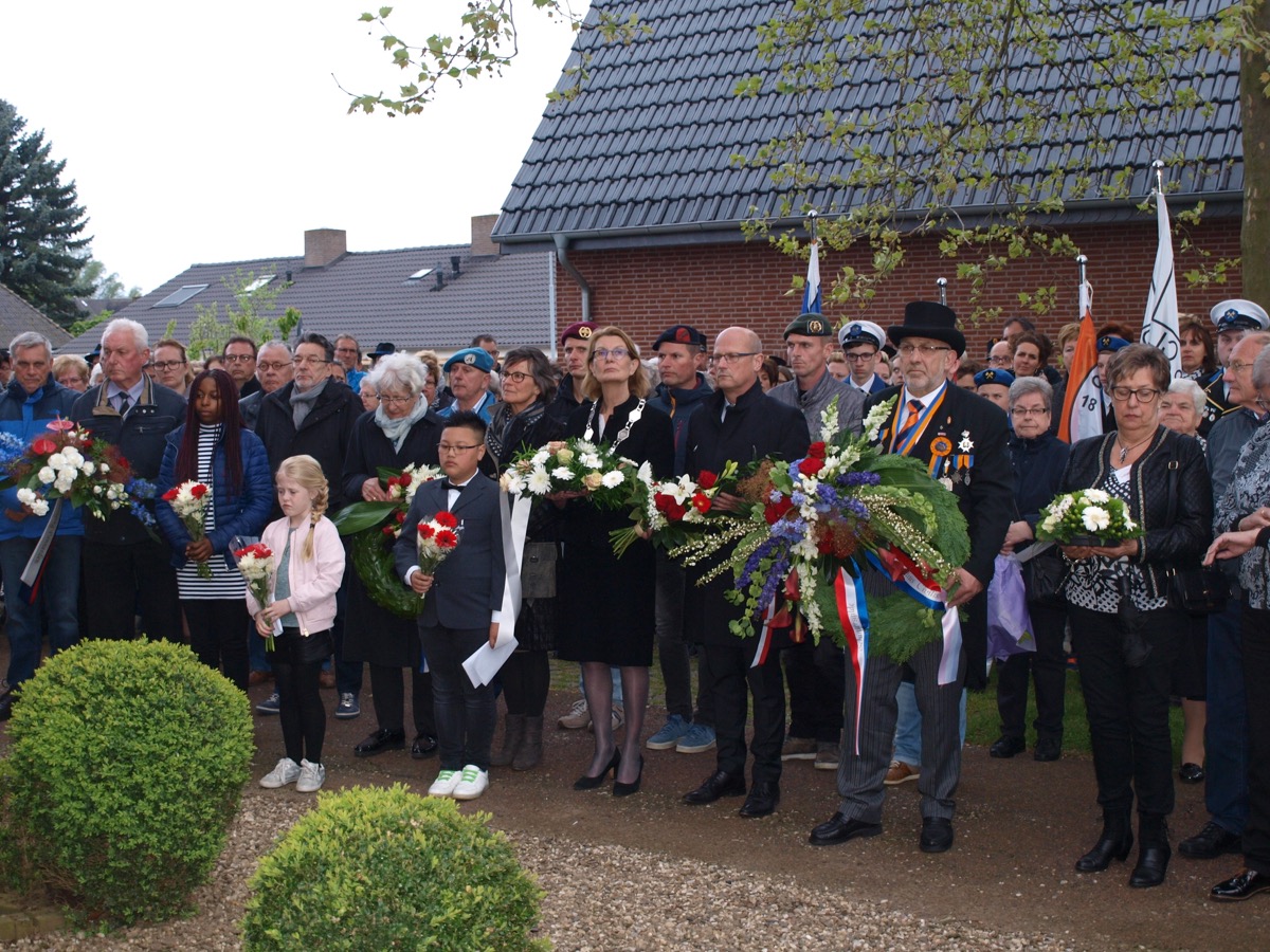 Dodenherdenking 5 mei 2017 in Pannerden