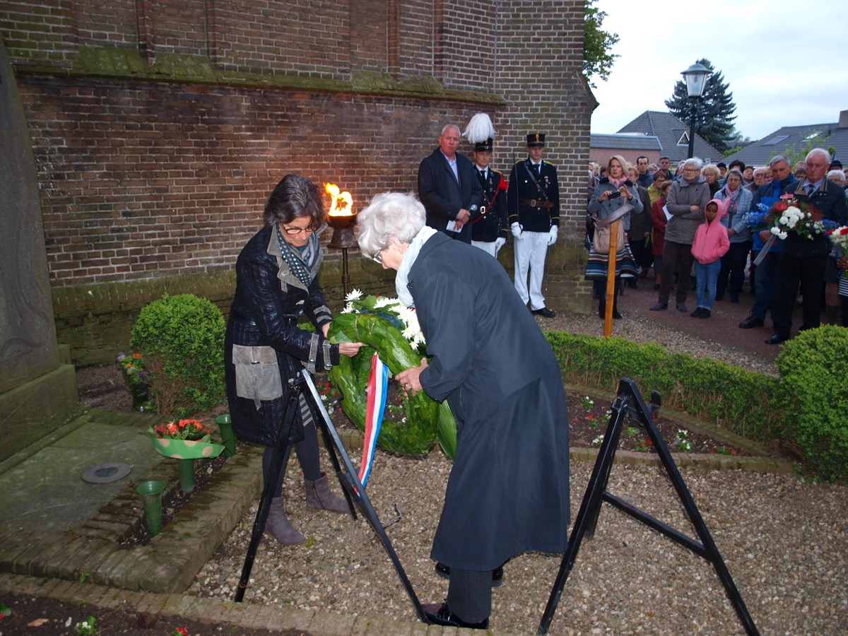 Dodenherdenking 5 mei 2017 in Pannerden