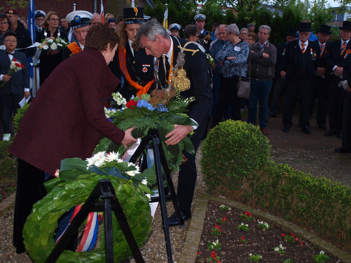 Dodenherdenking 5 mei 2017 in Pannerden