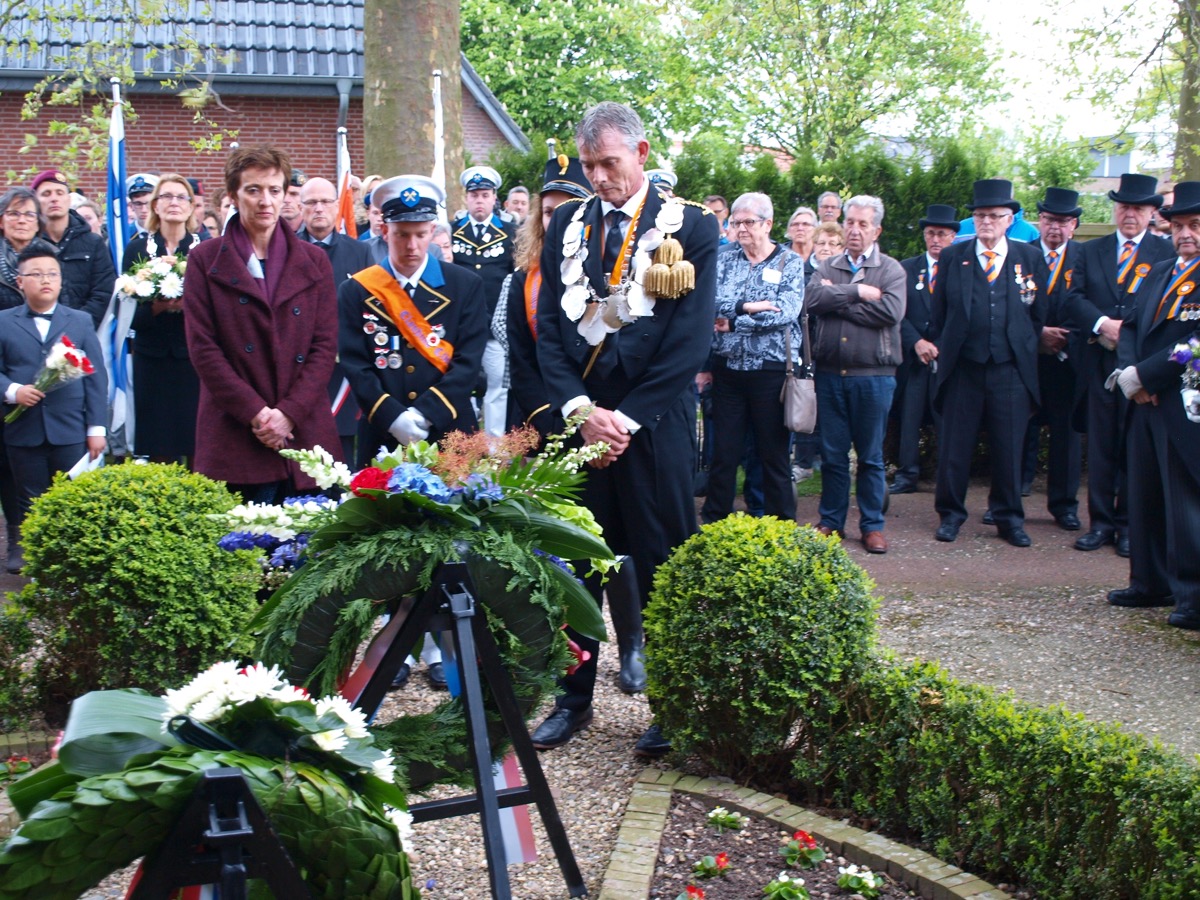 Dodenherdenking 5 mei 2017 in Pannerden