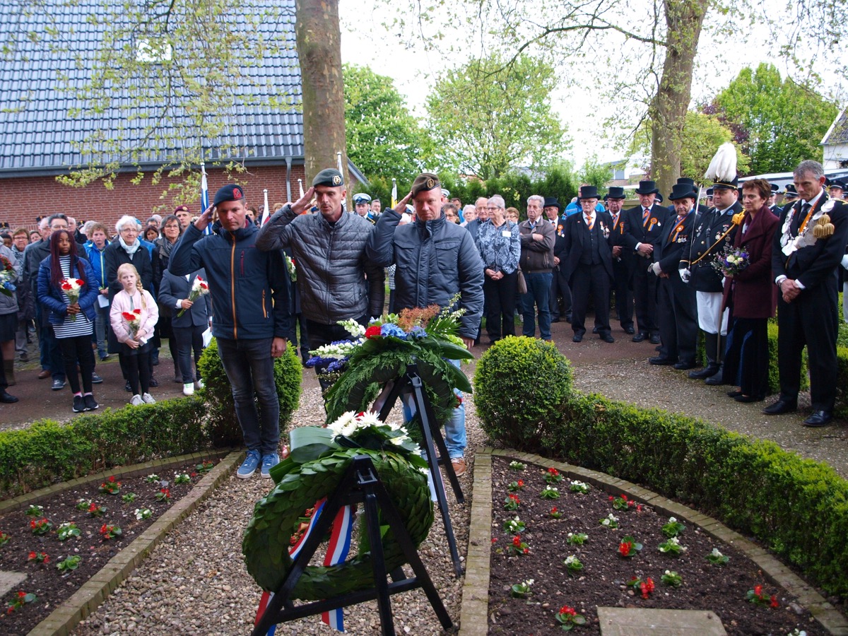 Dodenherdenking 5 mei 2017 in Pannerden