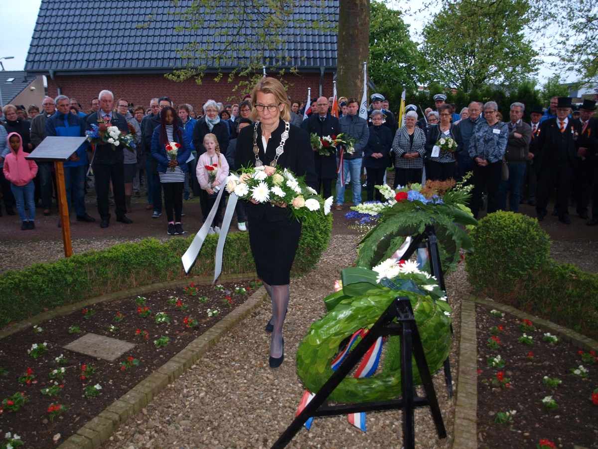 Dodenherdenking 5 mei 2017 in Pannerden