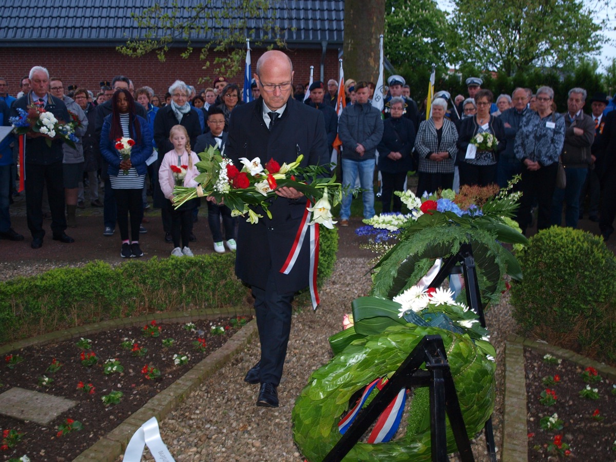 Dodenherdenking 5 mei 2017 in Pannerden