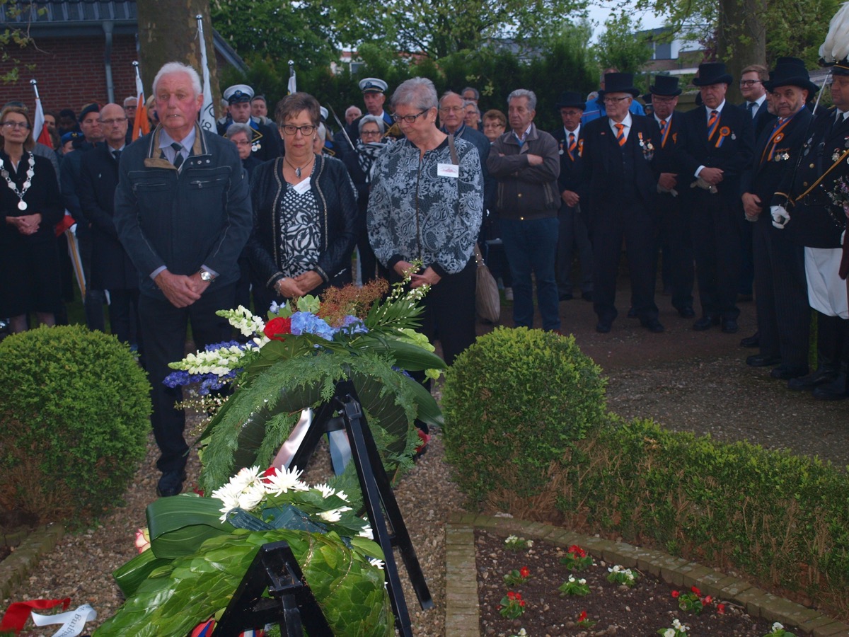 Dodenherdenking 5 mei 2017 in Pannerden