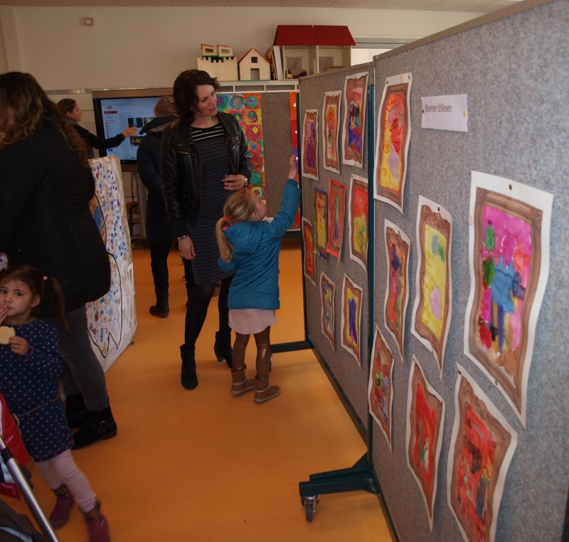 kunst op basisschool 't scathe in pannerden