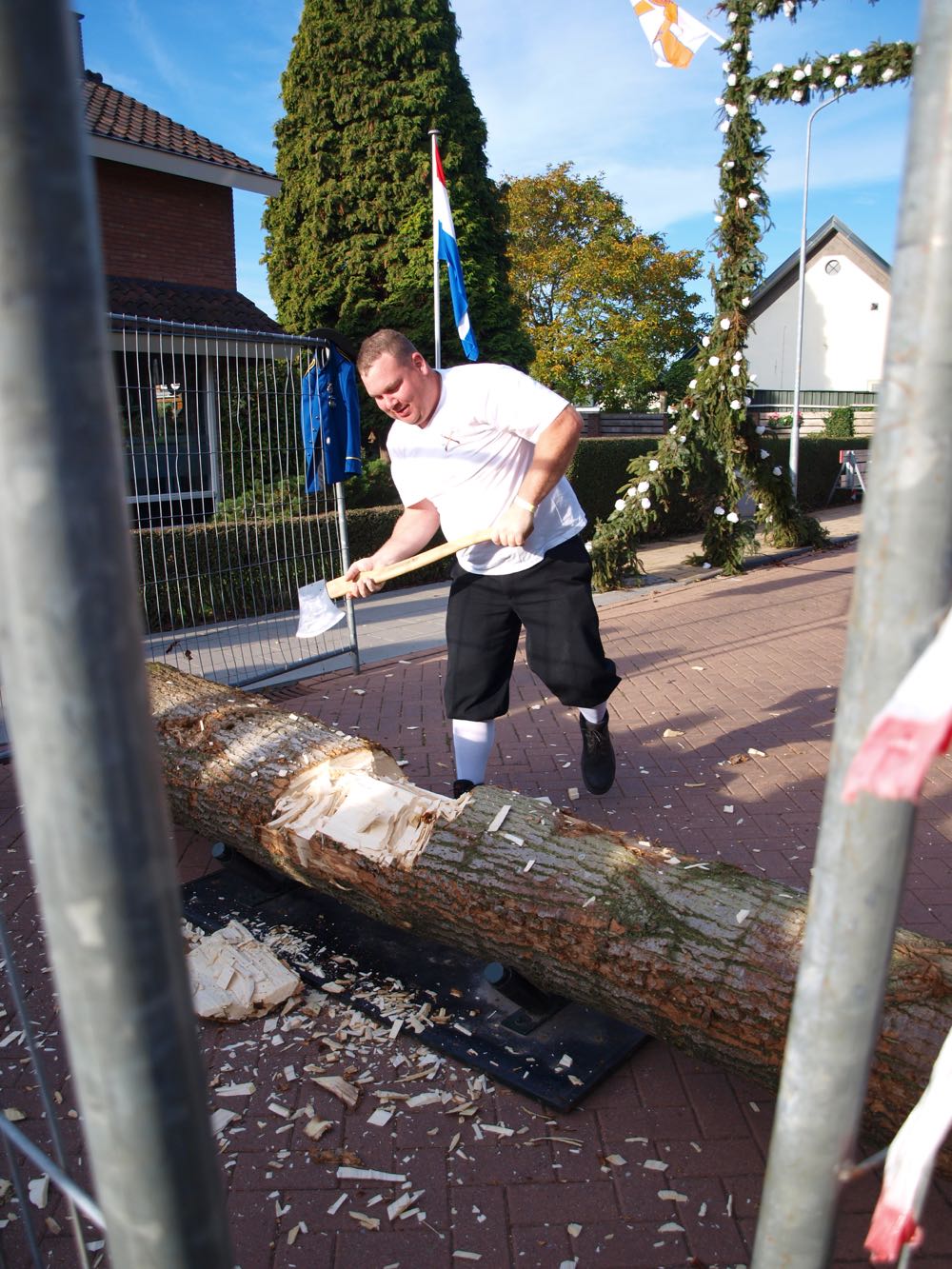 foto van kermis maadag in Pannerden