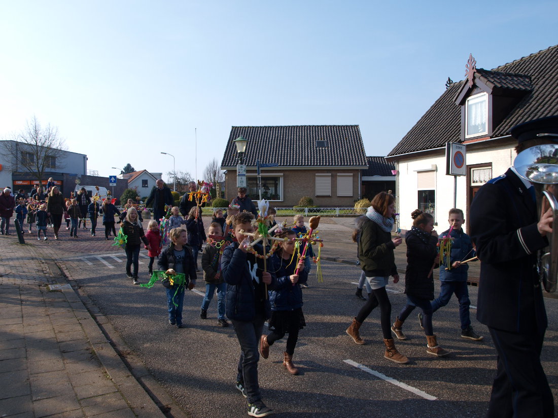 palmpasen optocht 2018 in Pannerden