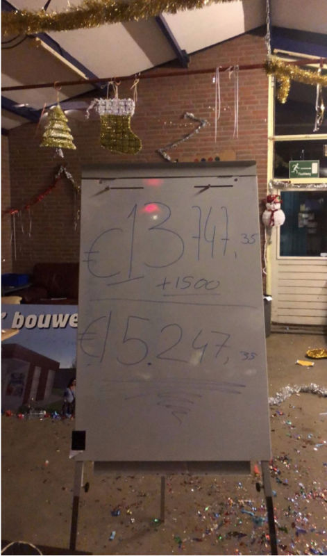 eindstand van het glazen huis de duim