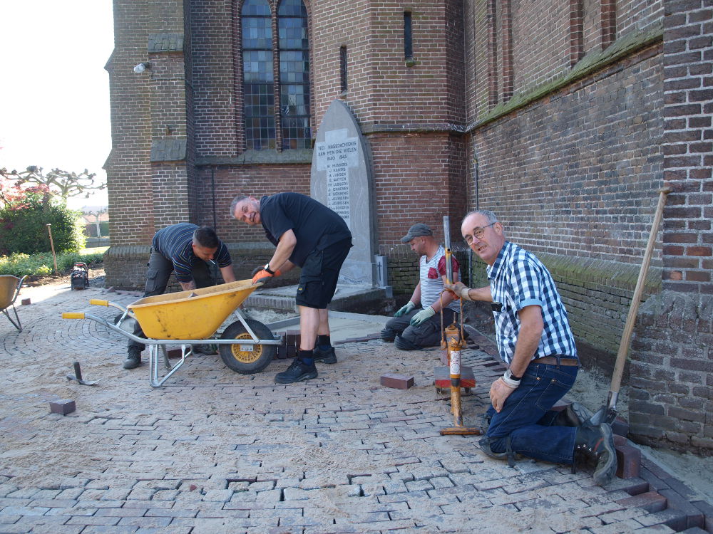 oorlogs monument in pannerden wordt opgeknapt